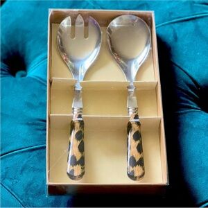ANIMAL PRINT 2 piece serving set